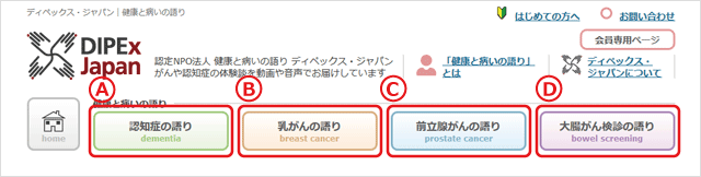 語りサイトへの行き方